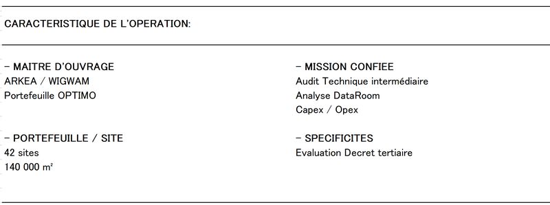 Flash Optimo - Optimo - Caracteristique